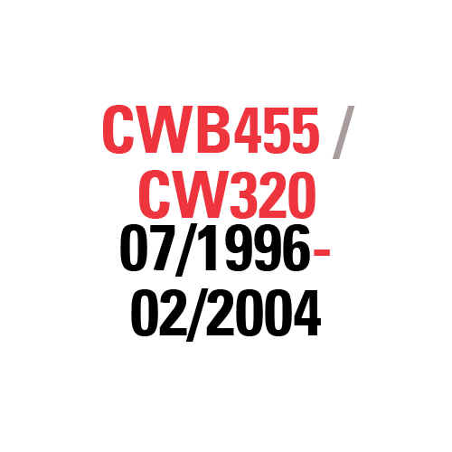 CWB455/CW350 07/1996-02/2004
